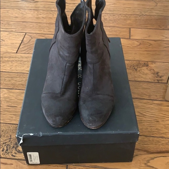 Rag & Bone Newbury boot distressed asphalt color - Picture 1 of 6